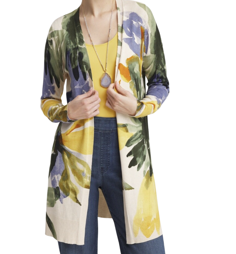 Fall Floral Cardigan
